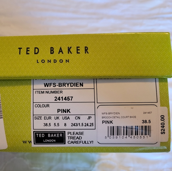 Pink Ted Baker Size8 Stilettos - Picture 2 of 6